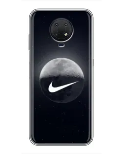 Чехол для Nokia G10 с картинкой «Nike в стиле граффити» Чехол для Nokia G10 с картинкой «Nike в стиле граффити»
