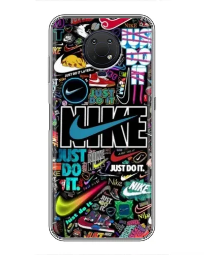 Чехол для Nokia G10 с картинкой «Яркий коллаж Nike» Чехол для Nokia G10 с картинкой «Яркий коллаж Nike»