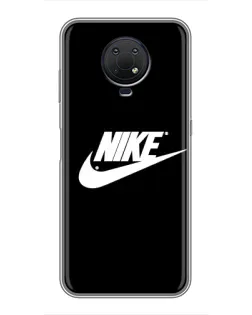Чехол для Nokia G10 с картинкой «Мазки краски Nike» Чехол для Nokia G10 с картинкой «Мазки краски Nike»