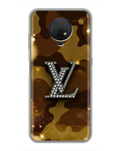 Чехол для Nokia G10 с картинкой «Камуфляжный Louis Vuitton»