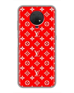 Чехол для Nokia G10 с картинкой «Яркий паттерн LV» Чехол для Nokia G10 с картинкой «Яркий паттерн LV»