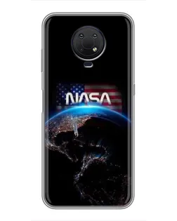 Чохол для Nokia G10 з картинкою «Земля з космосу NASA»