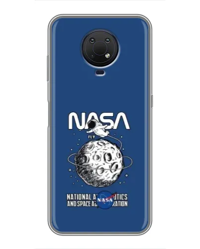 Чохол для Nokia G10 з картинкою «NASA — місячна місія» Чохол для Nokia G10 з картинкою «NASA — місячна місія»