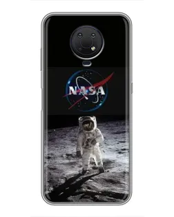 Чохол для Nokia G10 з картинкою «Астронавт на Місяці»