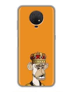 Чехол для Nokia G10 с картинкой «Золотая обезьяна Bored Ape»