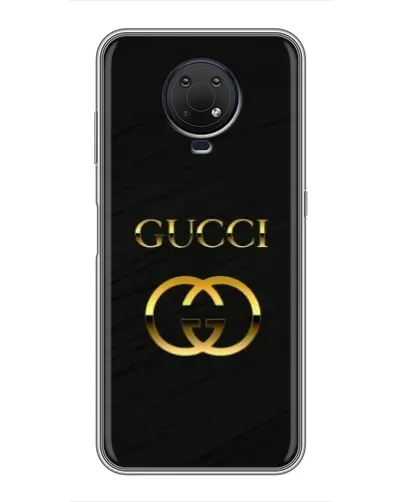 Чохол для Nokia G10 з картинкою «Золотий логотип Gucci» Чохол для Nokia G10 з картинкою «Золотий логотип Gucci»