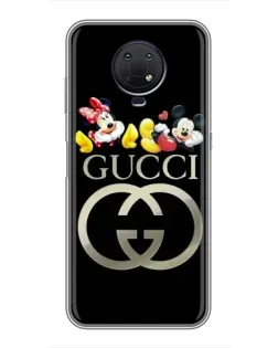 Чохол для Nokia G10 з картинкою «Gucci — герої Disney»