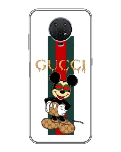 Чохол для Nokia G10 з картинкою «Міккі Маус Gucci — смуги» Чохол для Nokia G10 з картинкою «Міккі Маус Gucci — смуги»