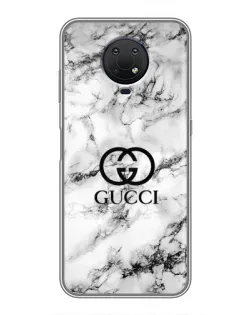 Чохол для Nokia G10 з картинкою «Gucci — мармуровий шик»