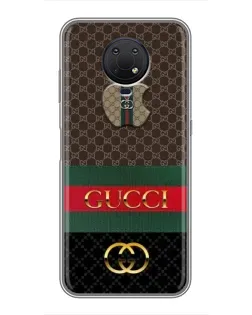 Чохол для Nokia G10 з картинкою «Gucci — брендований десерт»