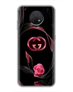 Чохол для Nokia G10 з картинкою «Gucci — неонова троянда»