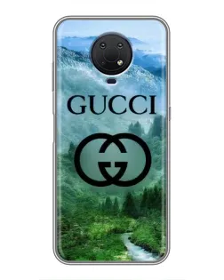 Чохол для Nokia G10 з картинкою «Gucci — гірський пейзаж»
