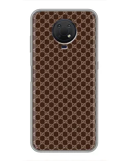 Чохол для Nokia G10 з картинкою «Gucci — шоколадна сітка»