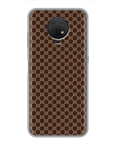 Чохол для Nokia G10 з картинкою «Gucci — шоколадна сітка» Чохол для Nokia G10 з картинкою «Gucci — шоколадна сітка»