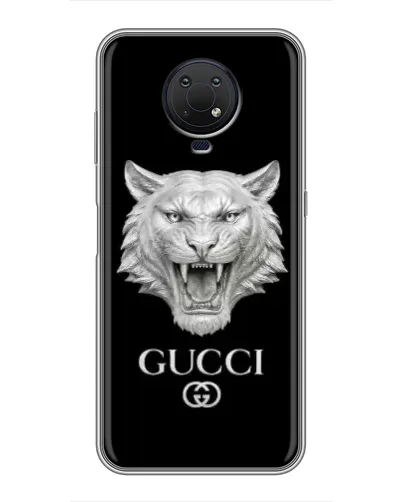 Чохол для Nokia G10 з картинкою «Gucci — срібний лев» Чохол для Nokia G10 з картинкою «Gucci — срібний лев»