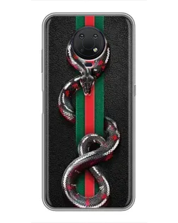 Чохол для Nokia G10 з картинкою «Gucci — змія на смузі»