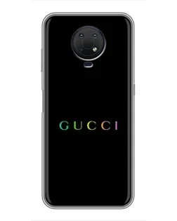 Чохол для Nokia G10 з картинкою «Gucci — неоновий мінімалізм»