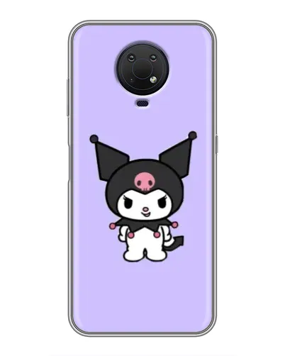 Чехол для Nokia G10 с картинкой «Kuromi — нежный фиолетовый»