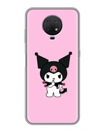 Чехол для Nokia G10 с картинкой «Kuromi — розовая нежность»