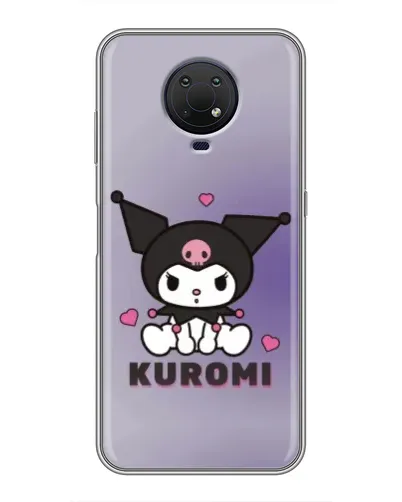 Чехол для Nokia G10 с картинкой «Kuromi — фиолетовый арт»