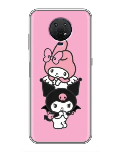 Чехол для Nokia G10 с картинкой «My Melody и Kuromi»