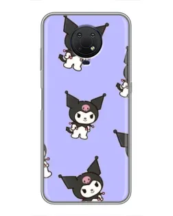 Чехол для Nokia G10 с картинкой «Паттерн с Kuromi»