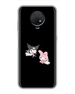 Чехол для Nokia G10 с картинкой «My Melody и Kuromi»