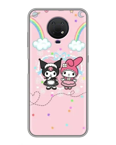Чехол для Nokia G10 с картинкой «My Melody и Kuromi»