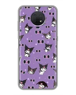 Чехол для Nokia G10 с картинкой «Kuromi — паттерн»