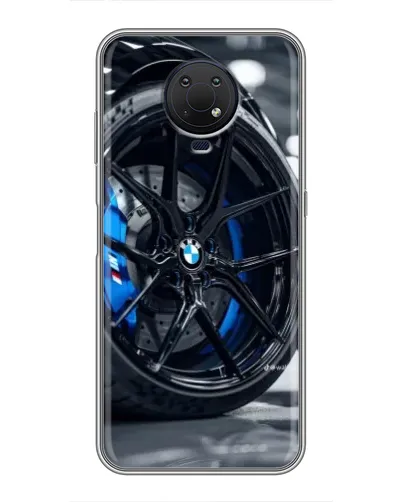 Чехол для Nokia G10 с картинкой «Колесо BMW вблизи» Чехол для Nokia G10 с картинкой «Колесо BMW вблизи»