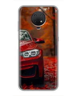 Чехол для Nokia G10 с картинкой «Осенняя BMW M4»