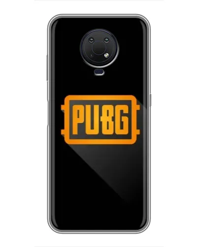 Чохол для Nokia G10 з картинкою «PUBG — рамка лого»
