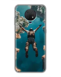 Чохол для Nokia G10 з картинкою «PUBG — вільне падіння»