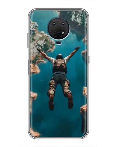 Чохол для Nokia G10 з картинкою «PUBG — вільне падіння»