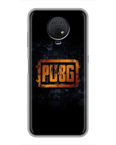 Чохол для Nokia G10 з картинкою «PUBG — золотий логотип»