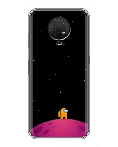 Чехол для Nokia G10 с картинкой «Одинокий герой на планете» Чехол для Nokia G10 с картинкой «Одинокий герой на планете»