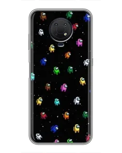 Чехол для Nokia G10 с картинкой «Экипаж Among Us» Чехол для Nokia G10 с картинкой «Экипаж Among Us»
