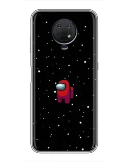 Чехол для Nokia G10 с картинкой «Красный Among Us» Чехол для Nokia G10 с картинкой «Красный Among Us»