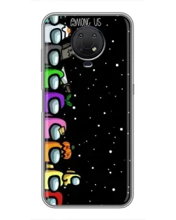 Чехол для Nokia G10 с картинкой «Команда Among Us» Чехол для Nokia G10 с картинкой «Команда Among Us»