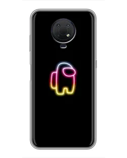Чехол для Nokia G10 с картинкой «Among Us градиент» Чехол для Nokia G10 с картинкой «Among Us градиент»