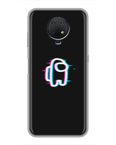 Чехол для Nokia G10 с картинкой «Among Us неон» Чехол для Nokia G10 с картинкой «Among Us неон»