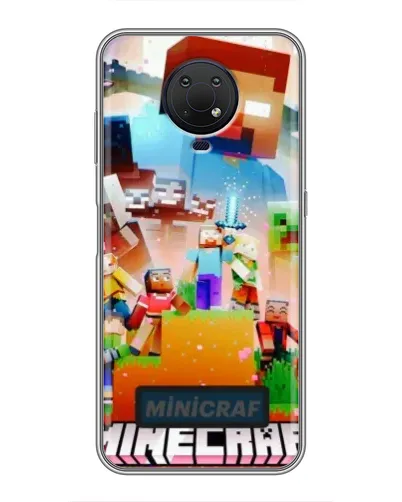 Чохол для Nokia G10 з картинкою «Minecraft герої гри» Чохол для Nokia G10 з картинкою «Minecraft герої гри»