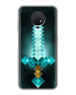 Чохол для Nokia G10 з картинкою «Алмазний меч неон»