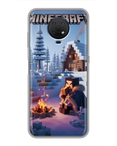 Чохол для Nokia G10 з картинкою «Зимовий Minecraft» Чохол для Nokia G10 з картинкою «Зимовий Minecraft»
