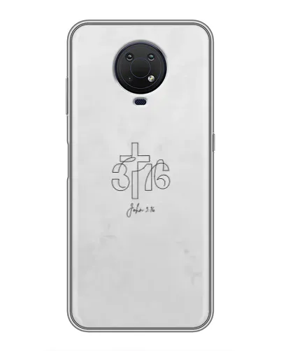 Чохол для Nokia G10 з картинкою «Івана 3:16 Хрест» Чохол для Nokia G10 з картинкою «Івана 3:16 Хрест»