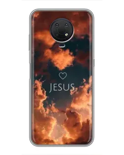 Чохол для Nokia G10 з картинкою «Сяйво Імені Jesus»