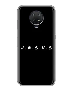 Чохол для Nokia G10 з картинкою «Крапки віри J.E.S.U.S.»