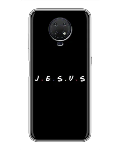 Чохол для Nokia G10 з картинкою «Крапки віри J.E.S.U.S.» Чохол для Nokia G10 з картинкою «Крапки віри J.E.S.U.S.»