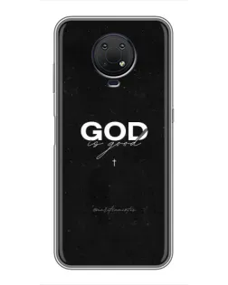 Чохол для Nokia G10 з картинкою «GOD — Бог над усім»