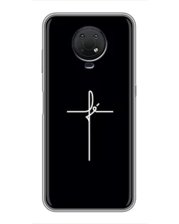 Чехол для Nokia G10 с картинкой «Тонкий крест» Чехол для Nokia G10 с картинкой «Тонкий крест»